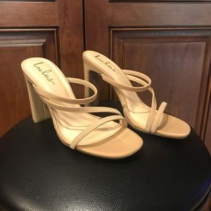 Lulus Ferrara Natural High Heel Sandals